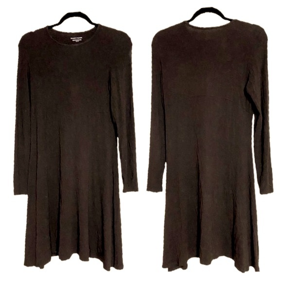 EILEEN FISHER Viscose-Jersey Bateau-Neck Midi Dress Size XS - Picture 2 of 3